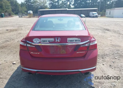 2016 Honda Accord Sport from USA, damaged, VIN 1HGCR2F52GA124231